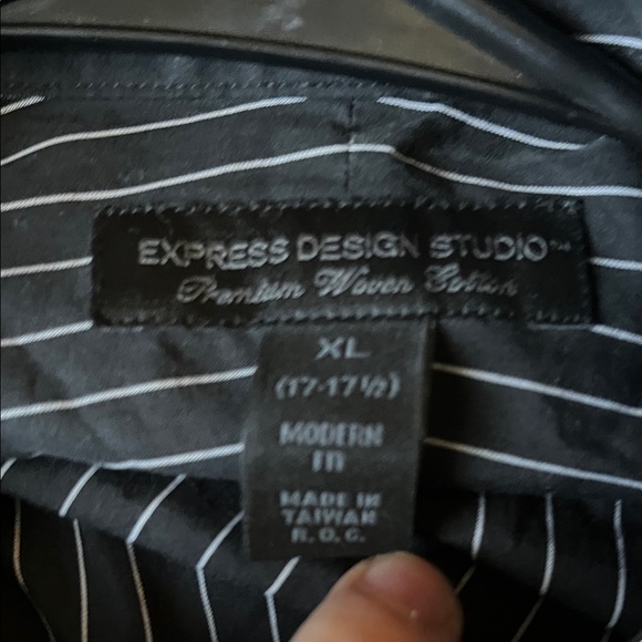 Preowned Like New Express Design Studio Premium Woven Cotton Men’s . - Picture 4 of 14